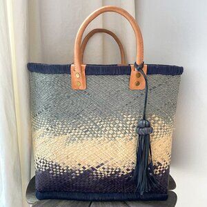 Mar Y Sol St. Barths Large Tote Rare Graphic Ombre Bag New with Tags NWT